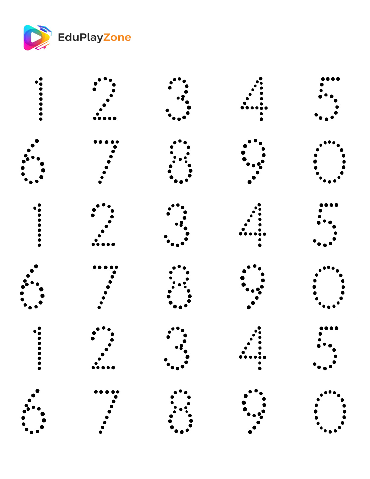 Number Tracing 3 Preview
