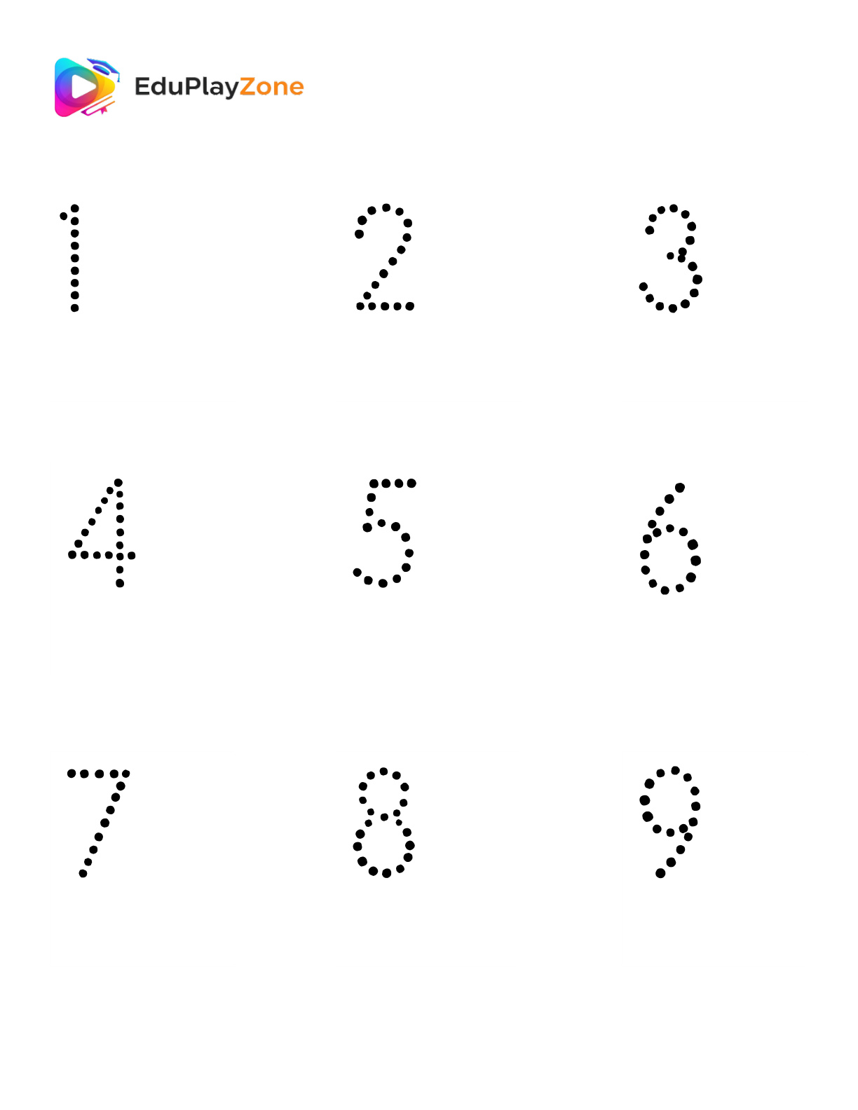 Number Tracing 1 Preview